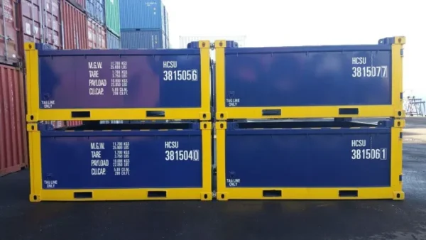 10ft DNV 2.7-1 Half Height Open Top Containers